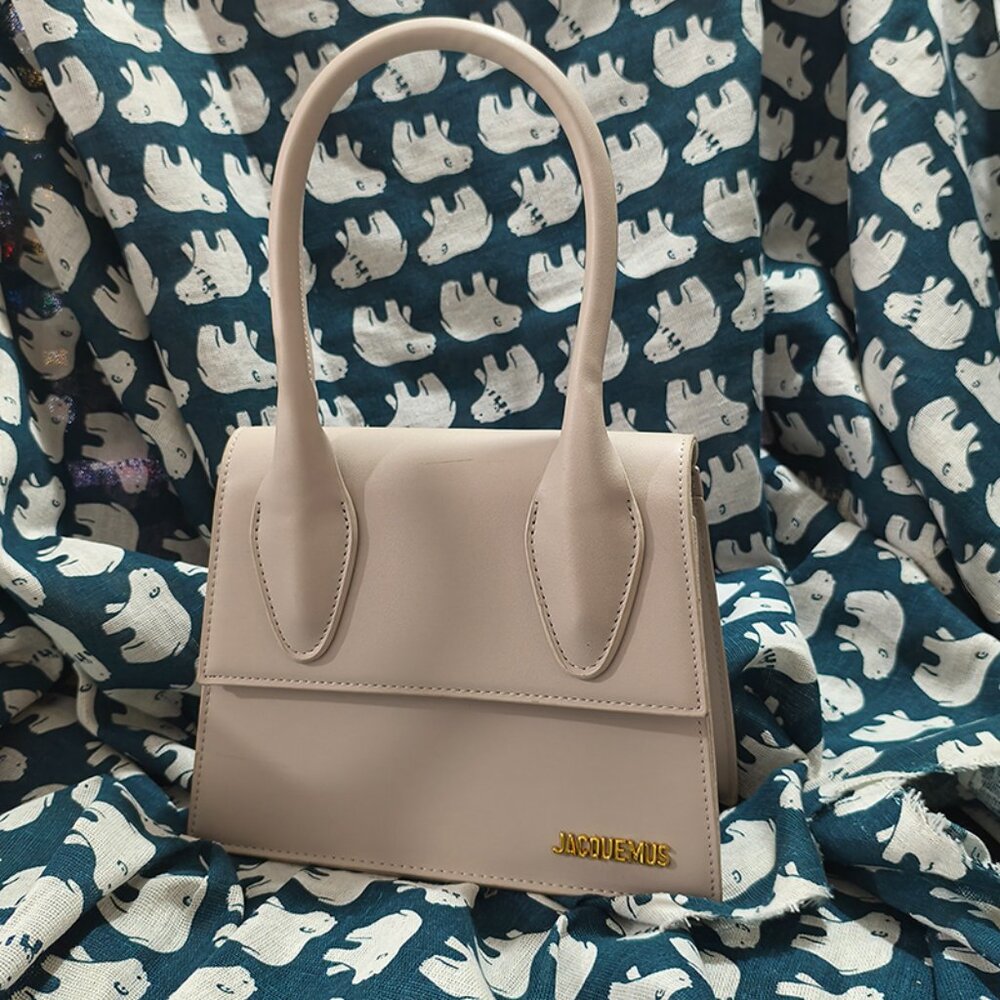 Jacquemus Medium Chiquito Grey Top-Handle Bag